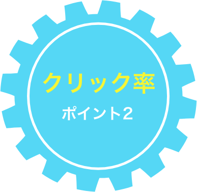ポイント２　クリック率